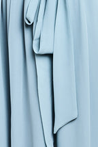 Wrap Back Maxi With Front Slit Chiffon