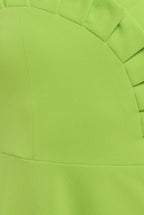 Frilled Halter Neck Strap Midi Dress