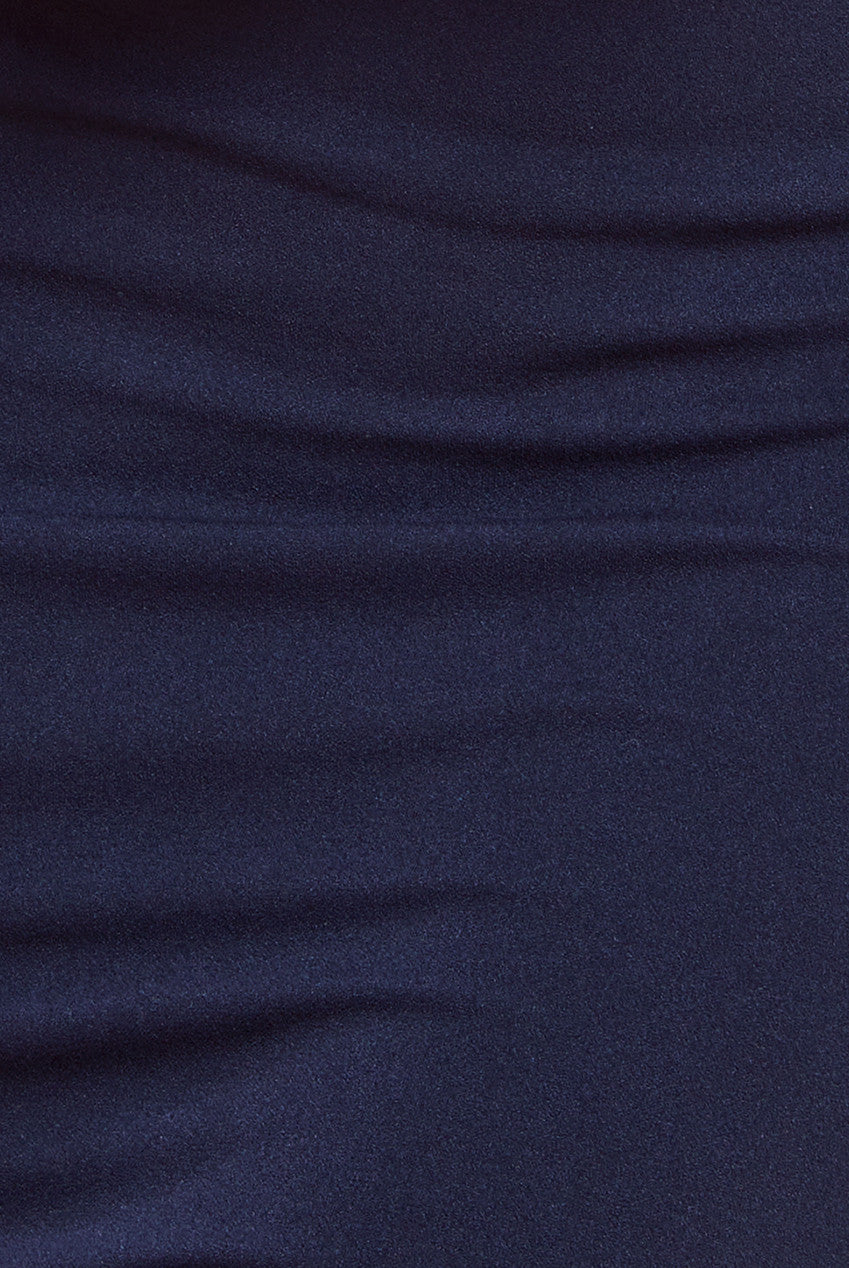 One Shoulder Stretch Midi Dress