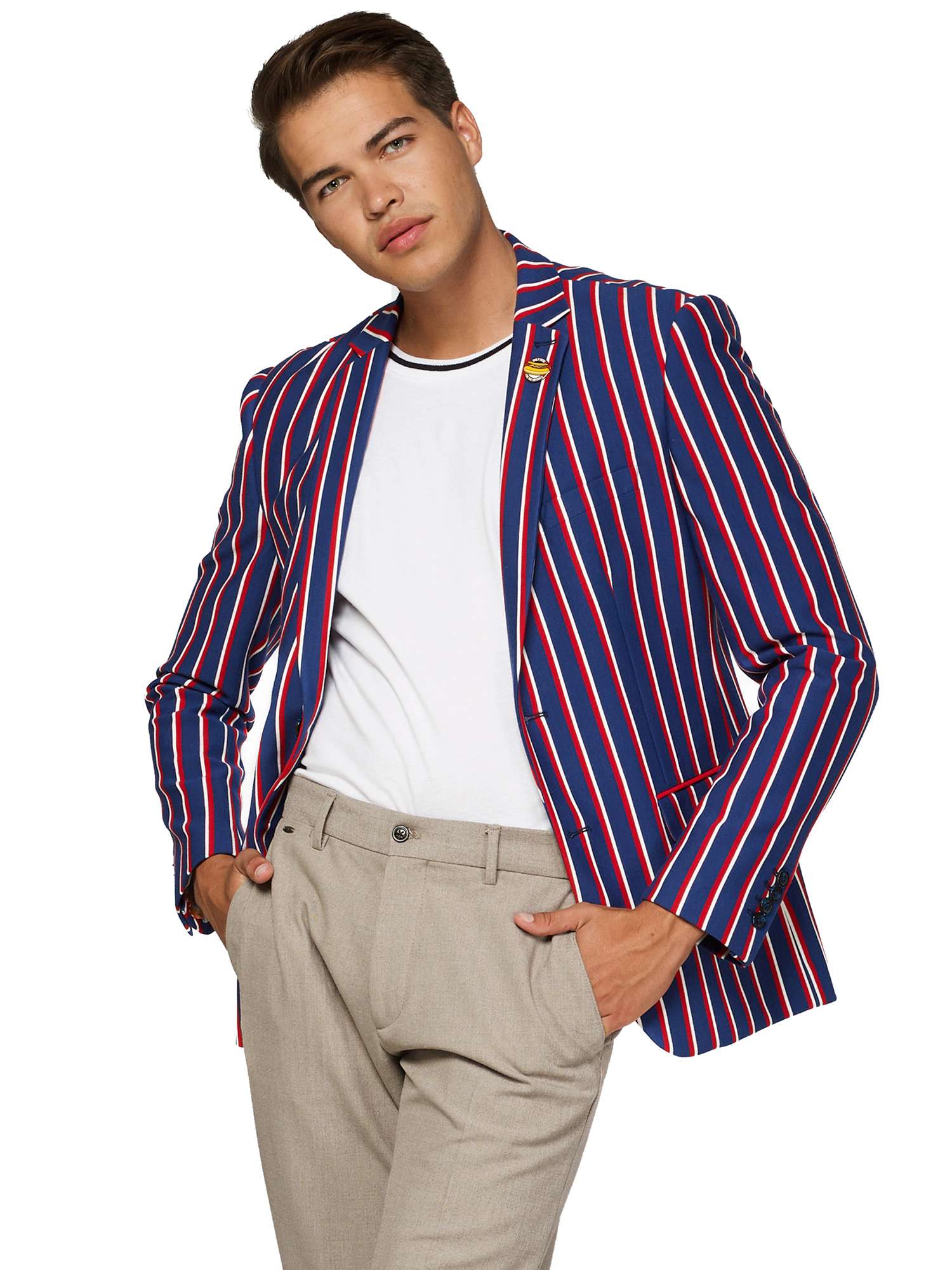 Supportswear - Cheer Stripes - Cobalt Blue