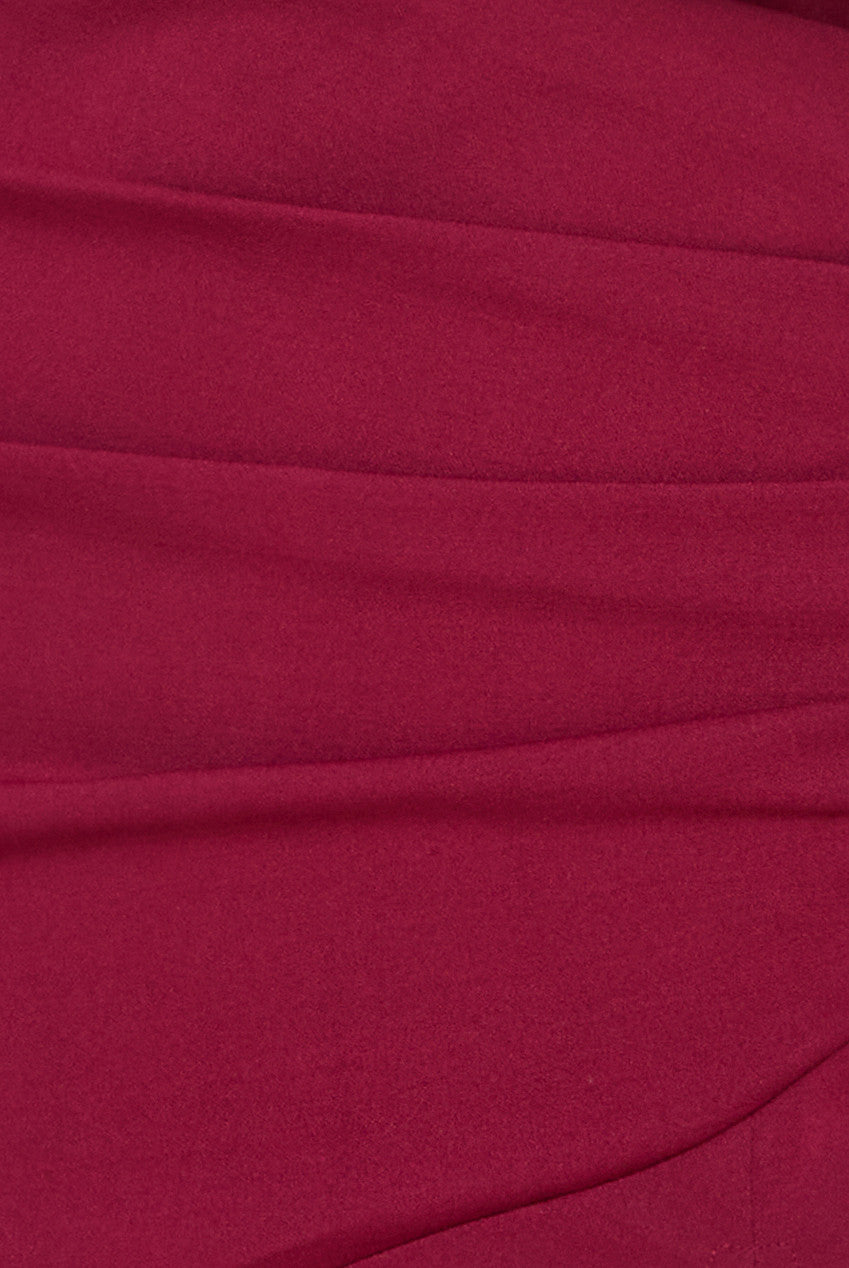 Scuba Crepe Off The Shoulder Bardot Dress