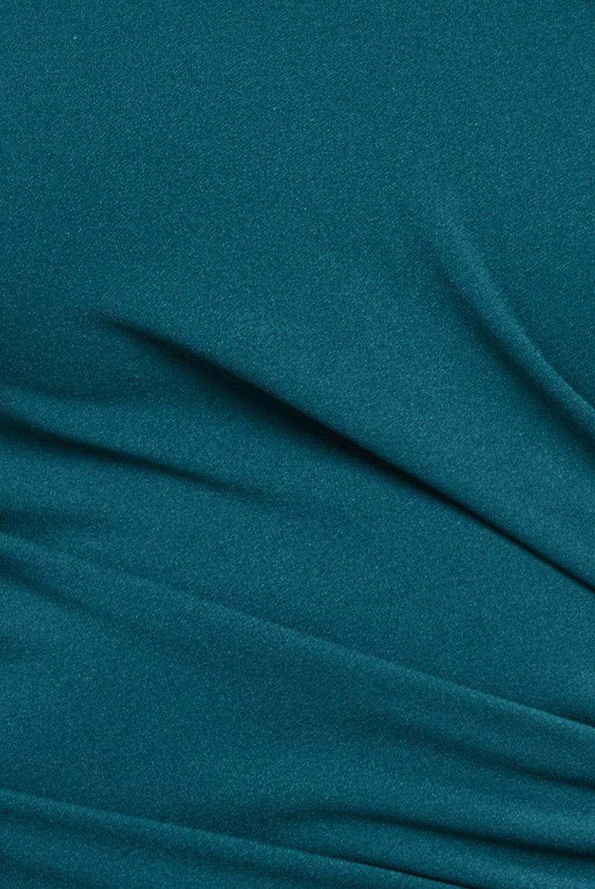 Scuba Crepe Bandeau Maxi With Diamante Necklace