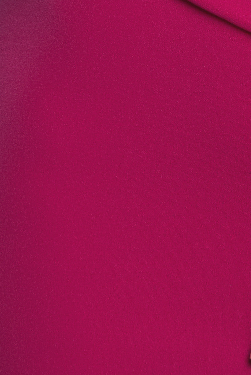 Scuba Crepe Pleated Bardot Maxi Dress