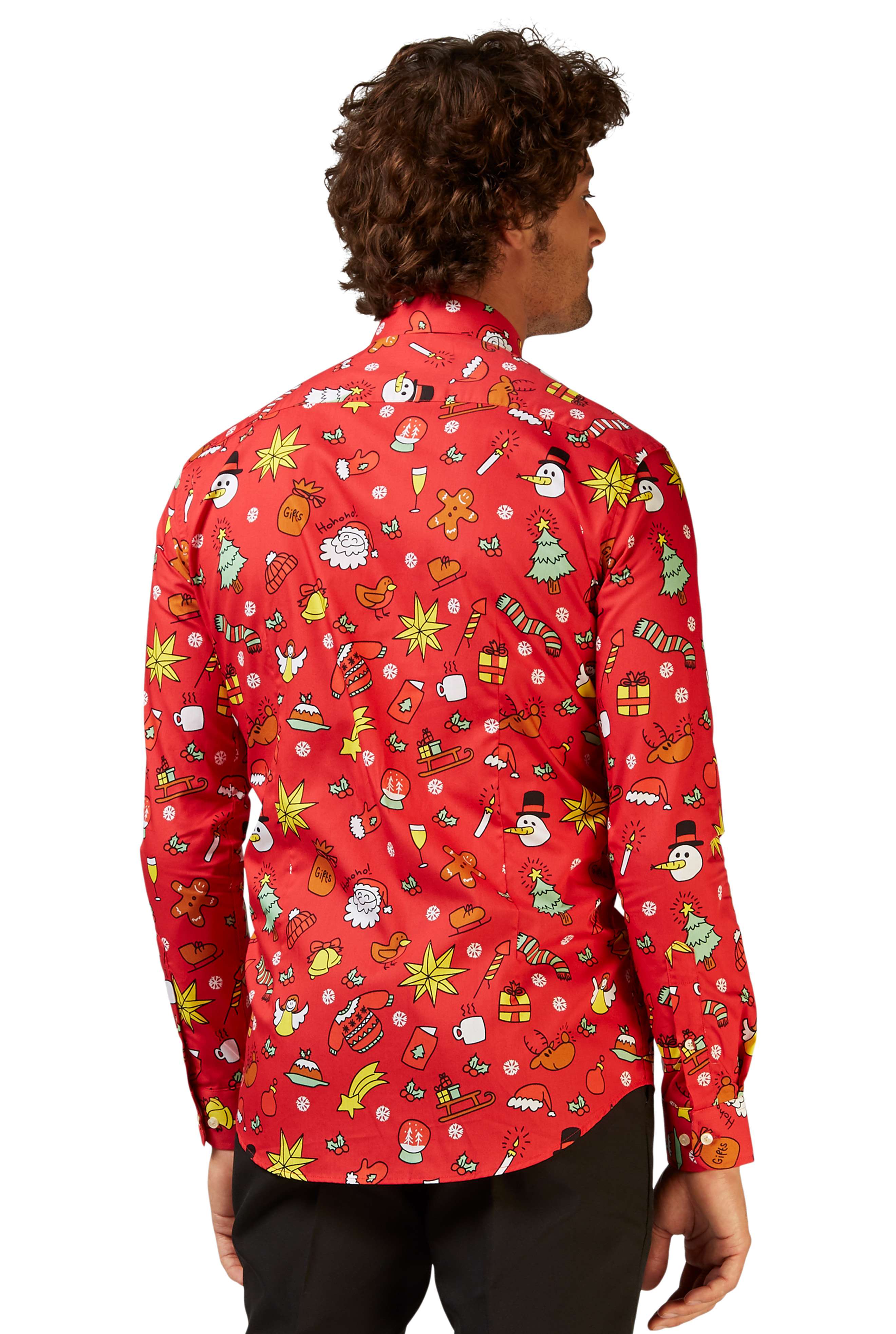 Christmas Doodle Red