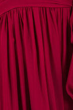 Wrap Back With Front Split Chiffon Maxi Dress