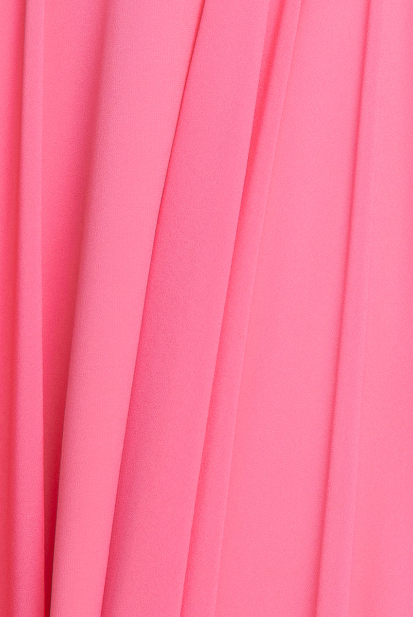 Cowl Neck Chiffon Maxi Dress