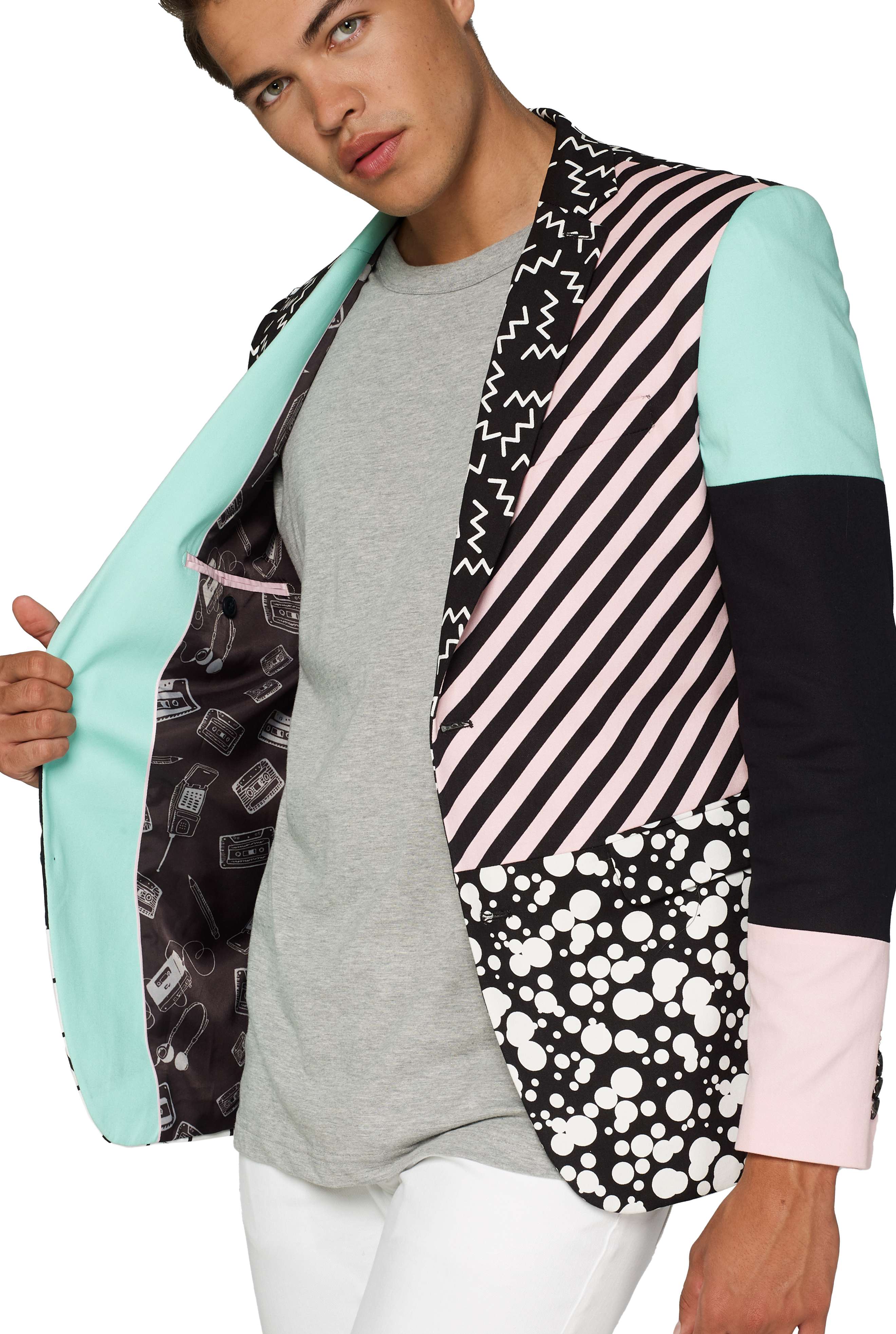 Retro - Cut & Sew - Black