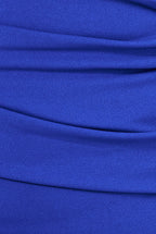 Scuba Crepe Wrap Bardot Midi Dress