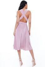 Soft Touch Multi Way Open Back Midi Dress