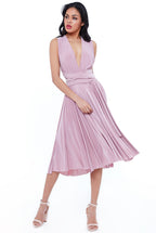 Soft Touch Multi Way Open Back Midi Dress