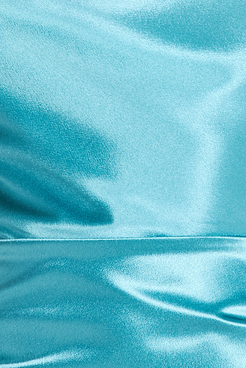 Cowl Neck Satin Maxi Dress With Strappy Back