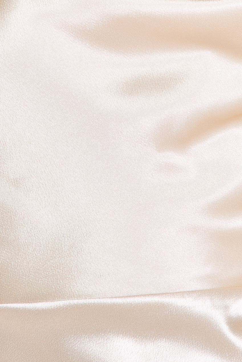 Cowl Neck Satin Maxi Dress With Strappy Back