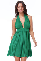 Multi Way Pleated Mini Dress