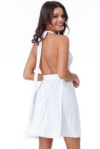 Multi Way Pleated Mini Dress