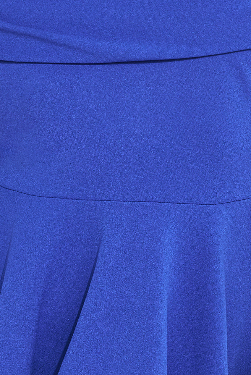 Bardot Pleated Skater Mini Dress