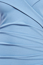 Scuba Crepe Off The Shoulder Bardot Dress