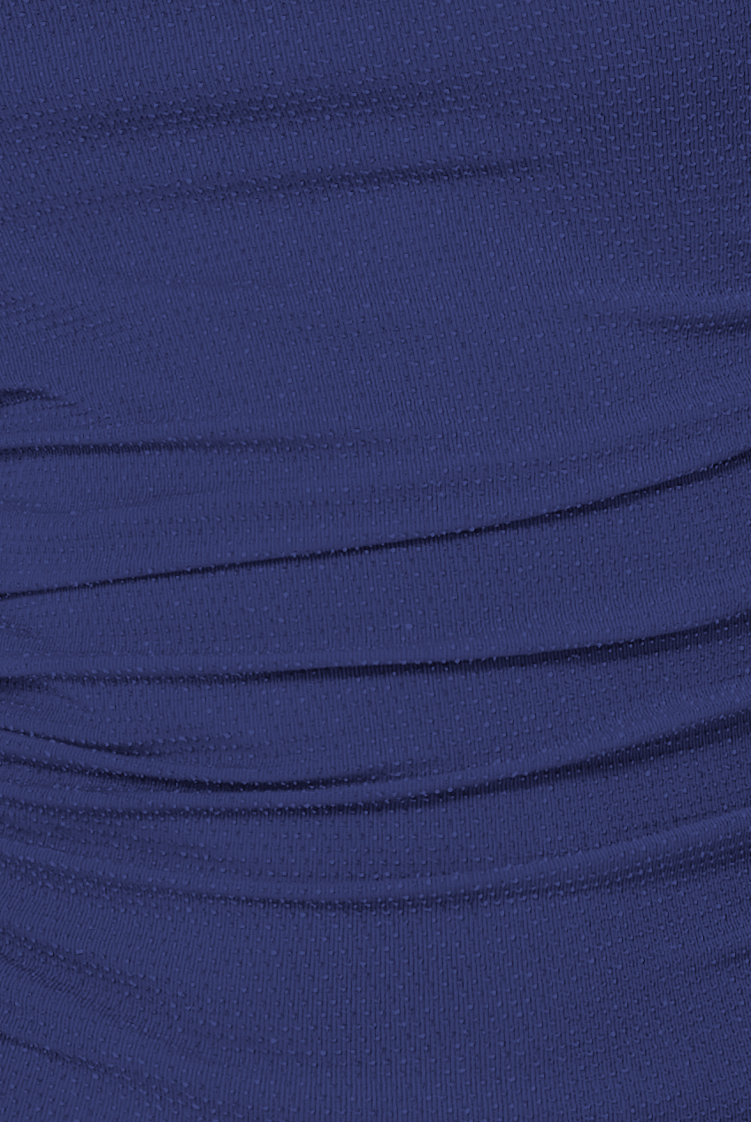 One Shoulder Ruched Midi Dress