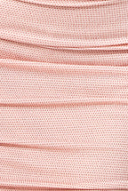 One Shoulder Ruched Midi Dress