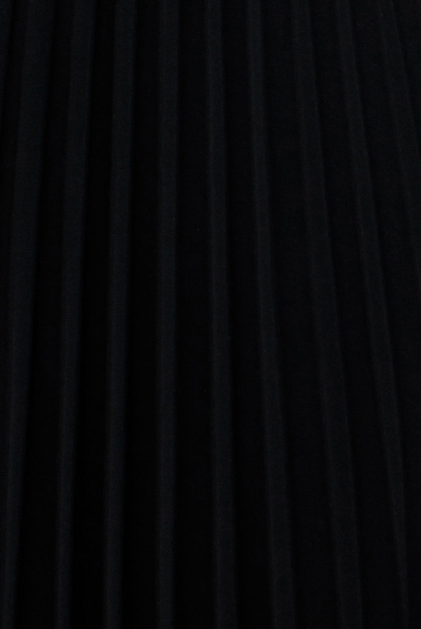 Fully Pleated Chiffon Maxi Dress