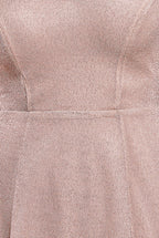 Off The Shoulder Lurex High Low Dress