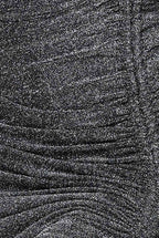 Lurex Off The Shoulder Ruched Midi Dress