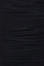 Soft Touch Cut Out Ruched Midi With Adjustable Tie-Ups