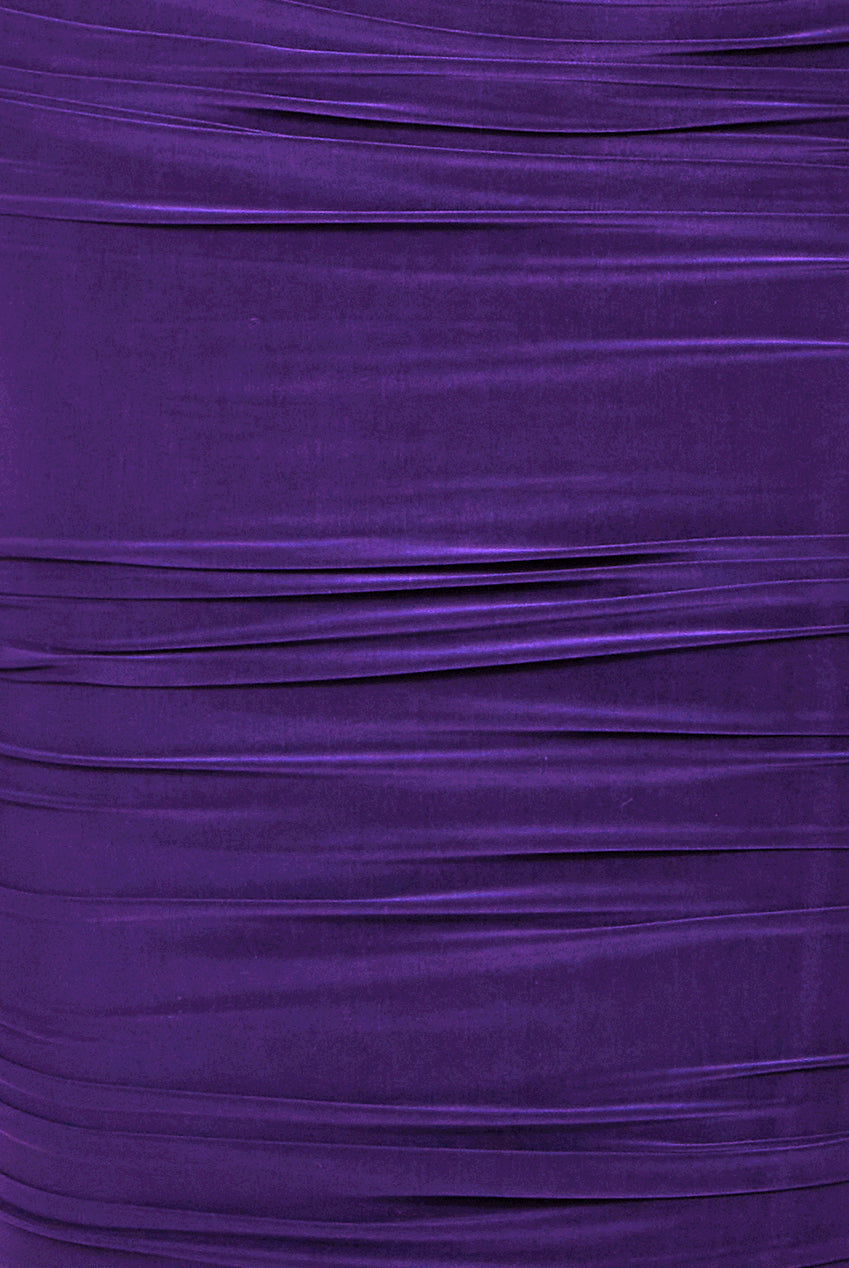 Soft Touch Cut Out Ruched Midi With Adjustable Tie-Ups