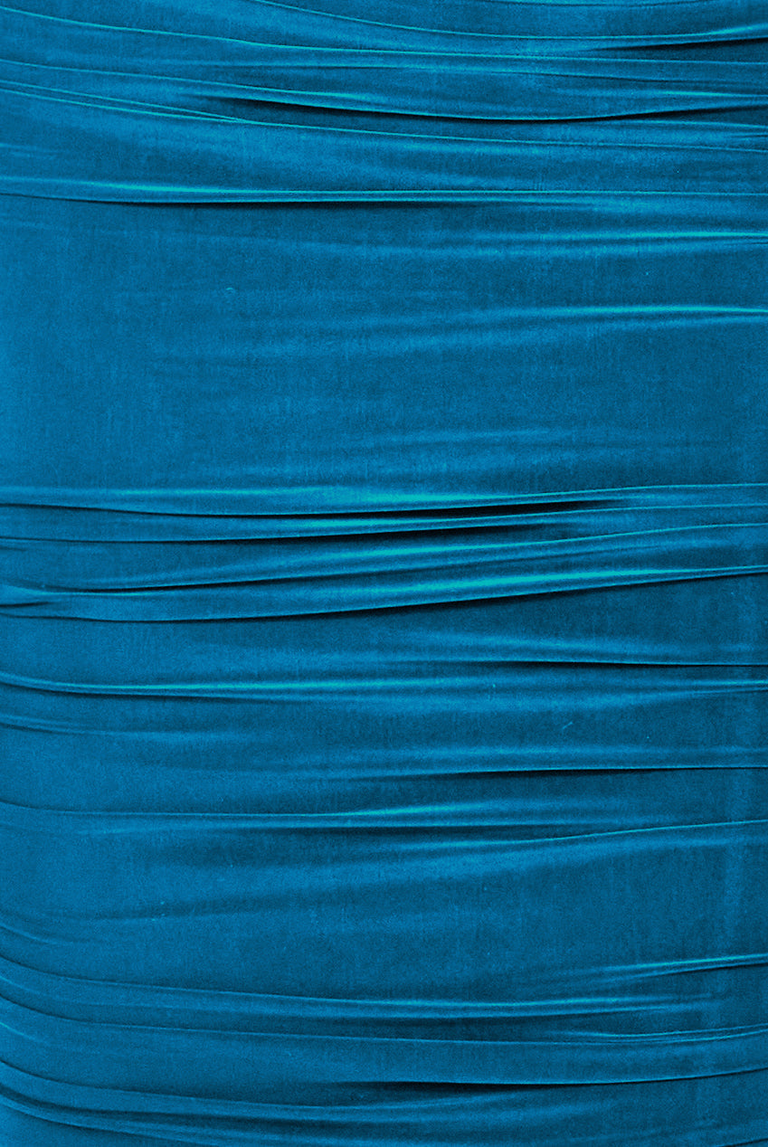 Soft Touch Cut Out Ruched Midi With Adjustable Tie-Ups