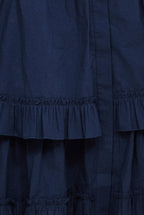 Tiered Shirt Dress With Belt