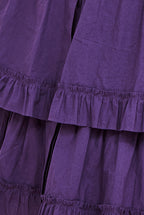 Tiered Shirt Dress With Belt