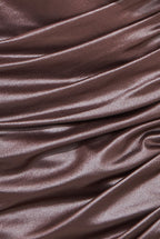 Bandeau Faux Leather Midi