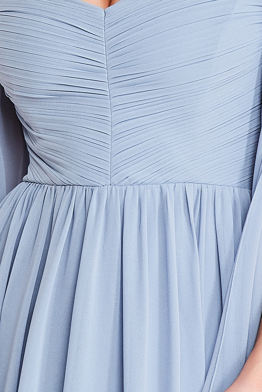 Chiffon Off The Shoulder Maxi With Wings