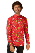 Christmas Doodle Red