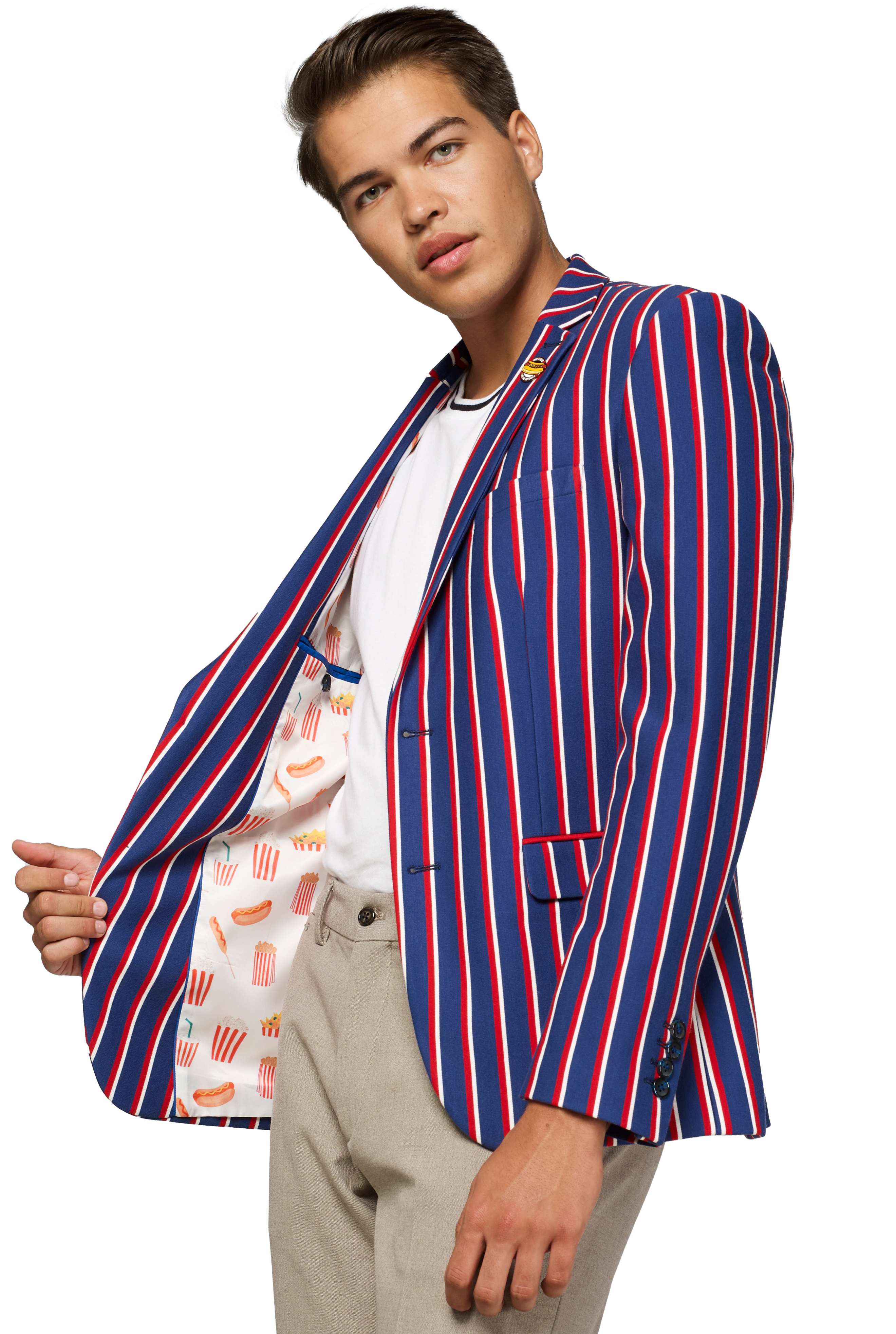 Supportswear - Cheer Stripes - Cobalt Blue