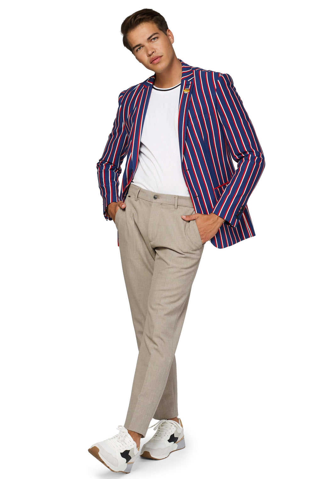 Supportswear - Cheer Stripes - Cobalt Blue