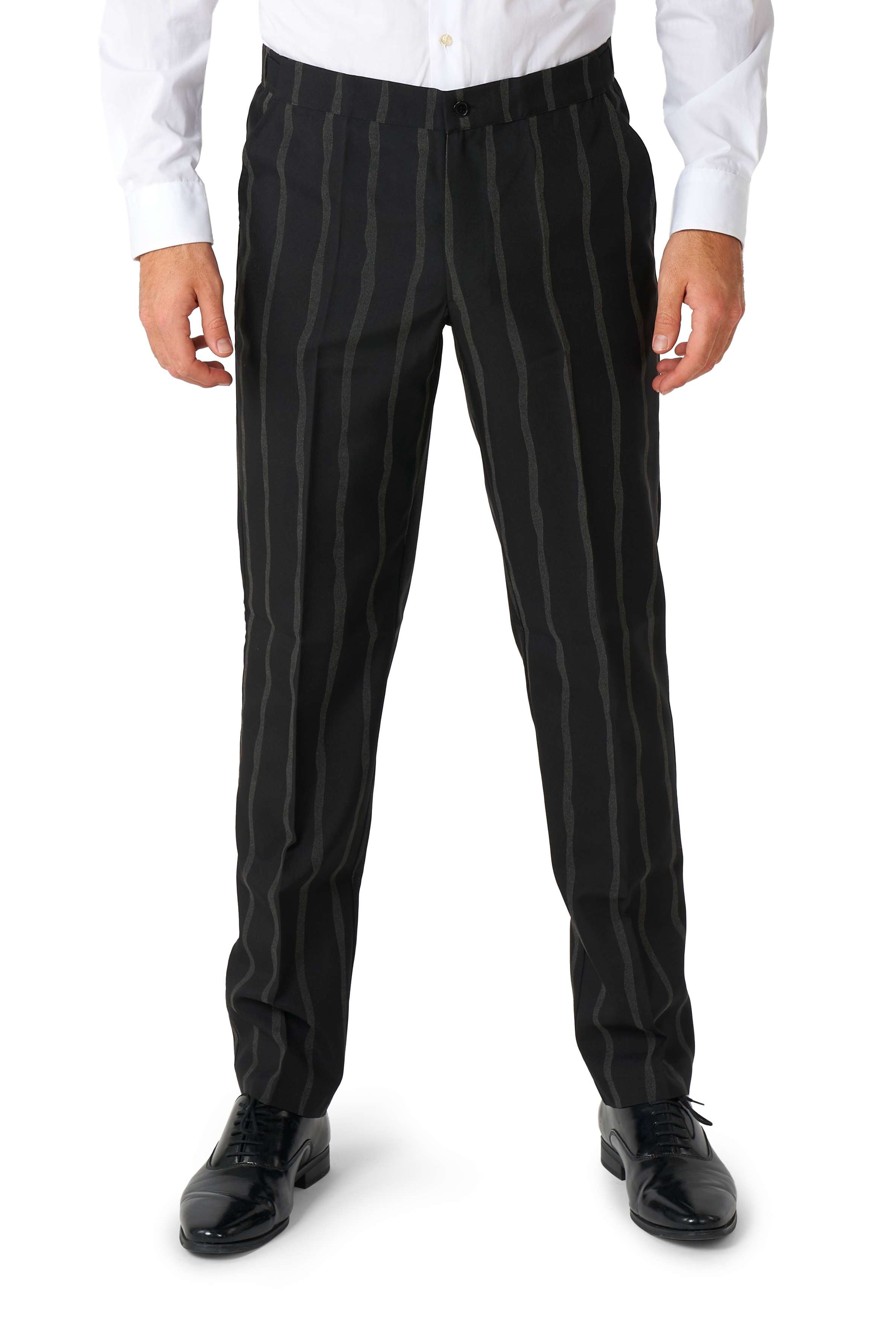 Oversized Pinstripe Black