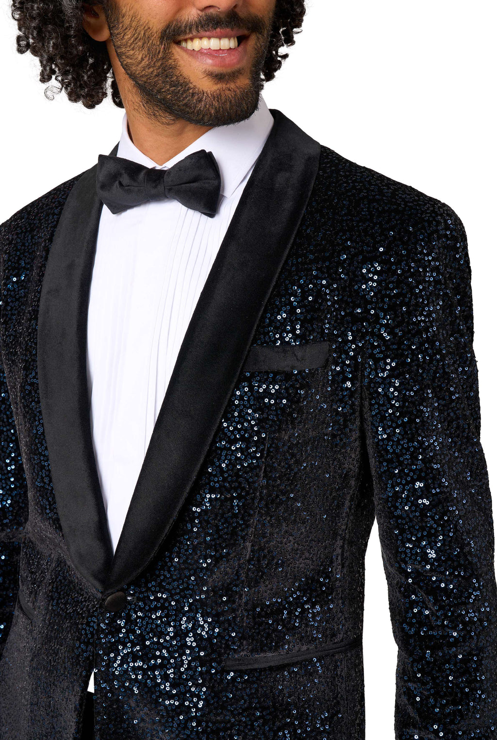 Navy Sequins