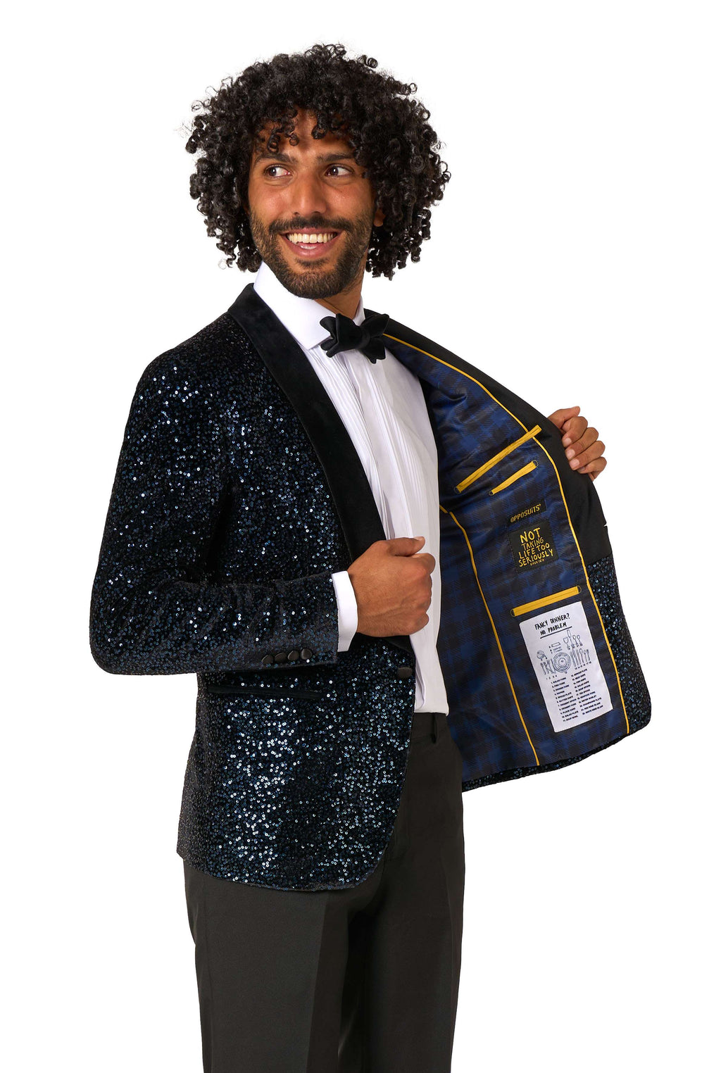 Navy Sequins