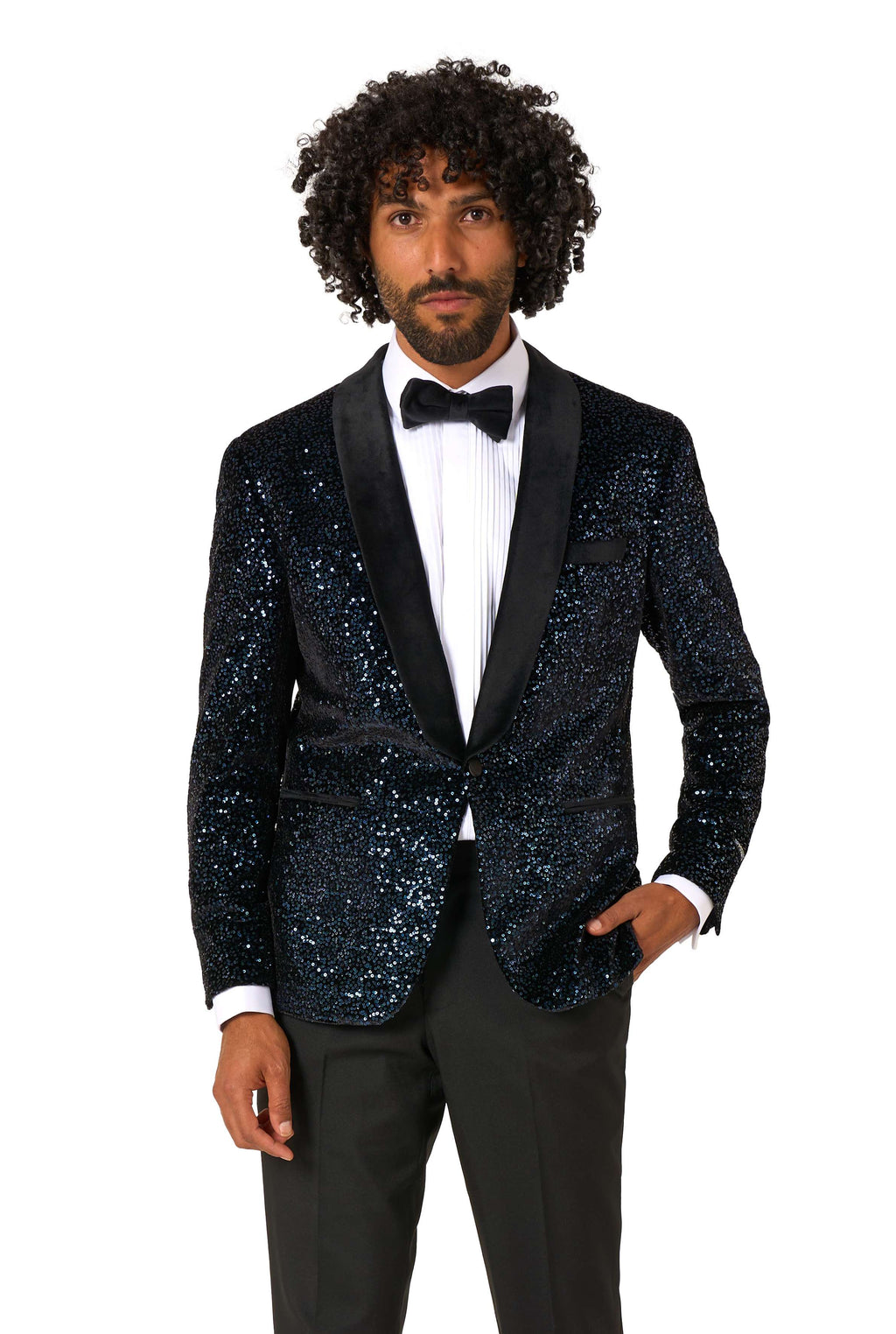 Navy Sequins