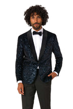 Navy Sequins